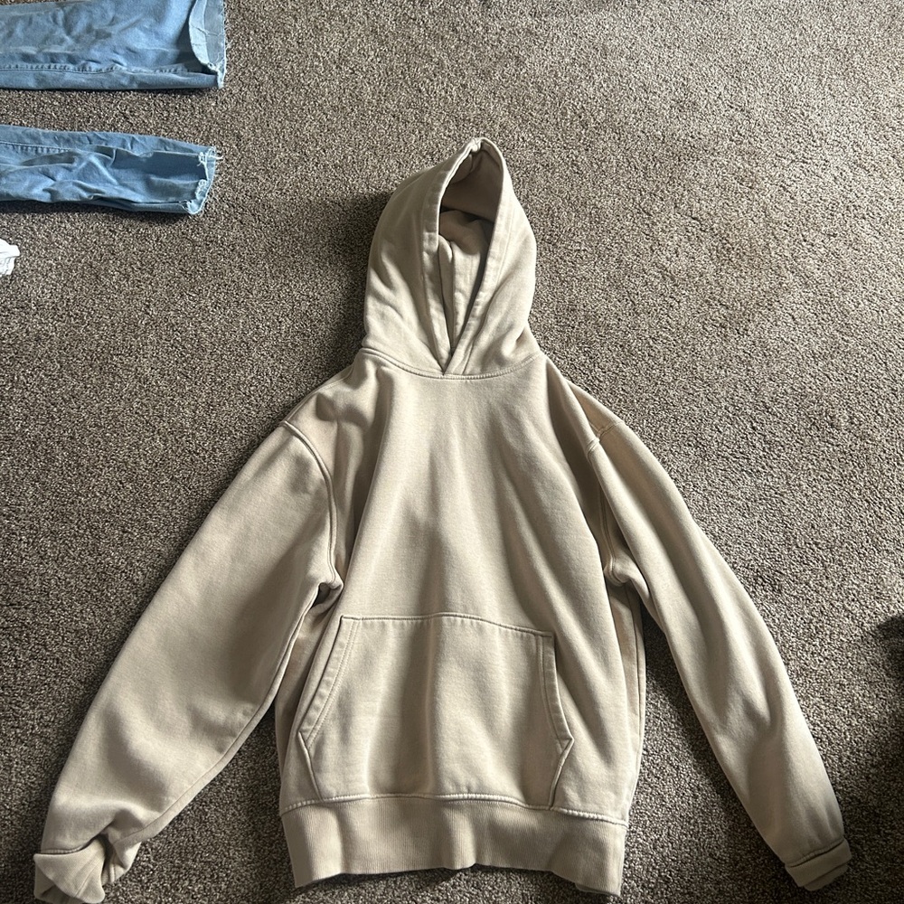 Old Navy Tan Hooded Sweatshirt Casual Pullover
